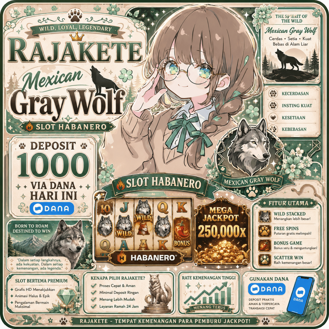 Mexican Gray Wolf
